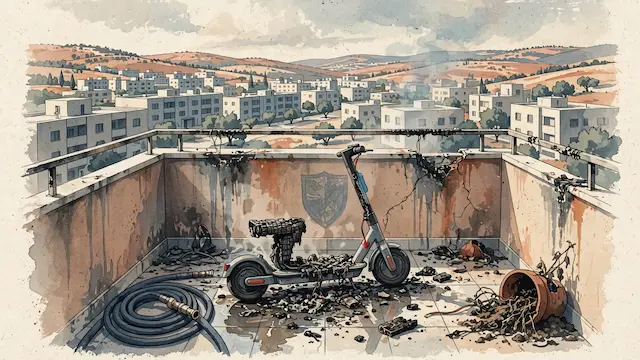 Electric Scooter Battery Explodes on Balcony in Modi'in Illit, Sparking Fire
