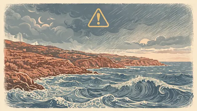 Israel Weather Service Issues Yellow Warning for Dangerous Sea Conditions