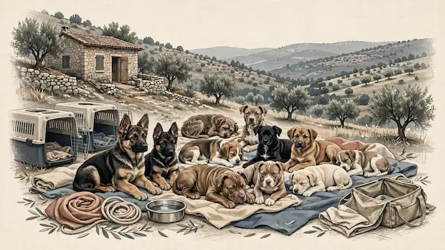 Dozens of Dogs Confiscated from Druze Village on Golan Heights Due to Poor Conditions