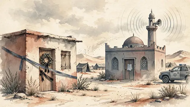 Israeli Police Raid Bedouin Funeral Home, Fine Mosque in Tel al-Sabi
