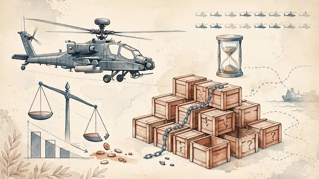 Israel Faces Apache Helicopter Supply Delays Amid Budget Shortfalls