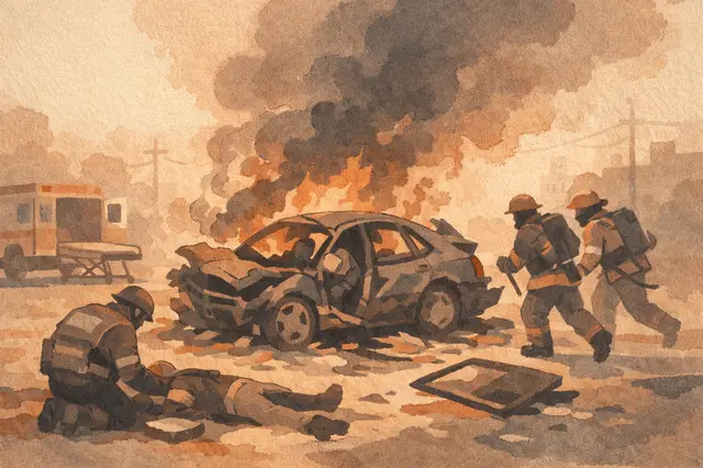 Car Explosion in Holon Leaves One Seriously Injured and Another Trapped