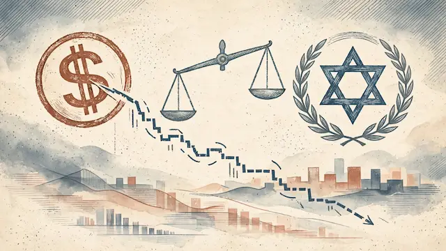 Dollar Falls Against Shekel in Market Trading