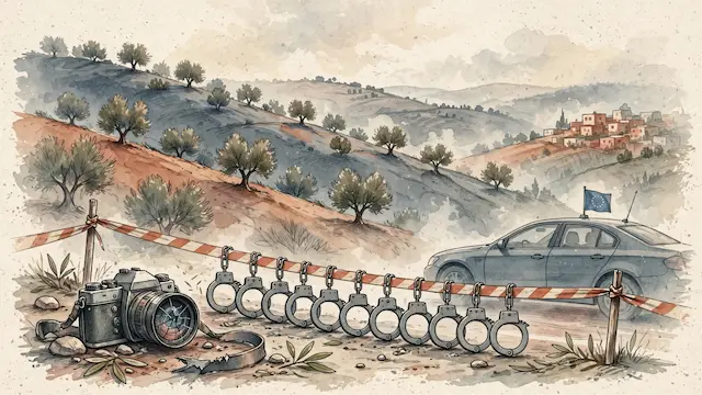 10 مستوطנים נעצרו בחשד לתקיפת משלחת אירופית וצלמת "וושינגטון פוסט"