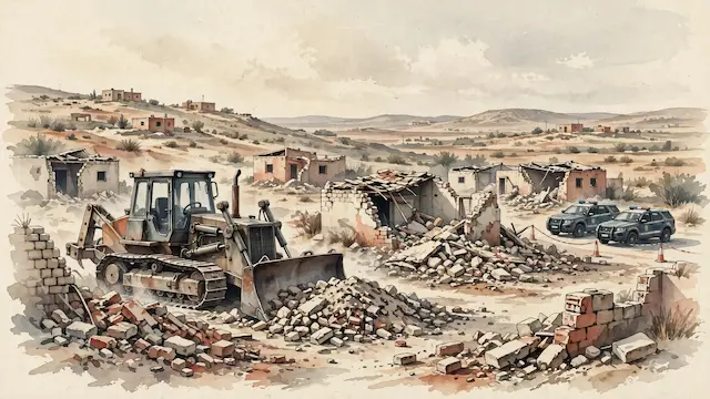 Israeli Forces Demolish Homes in Negev Villages Amidst Tensions