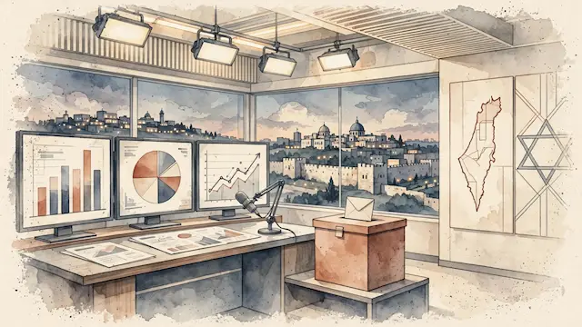 News 14 Unveils Upgraded Studio Ahead of Crucial Israeli Elections