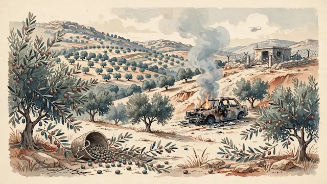 Violence Flares During Olive Harvest Season in West Bank