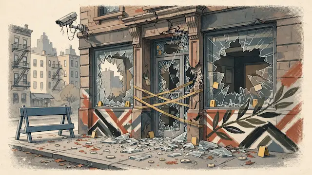 NYPD Investigates Possible Hate Crime After Manhattan Bank Vandalized