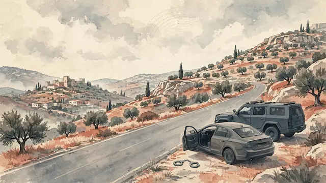 Israeli Security Forces Arrest Two Suspects on Highway 1