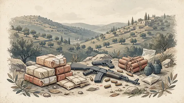 Massive Arms Cache Linked to 'Abu Latif' Crime Organization Seized in Northern Israel