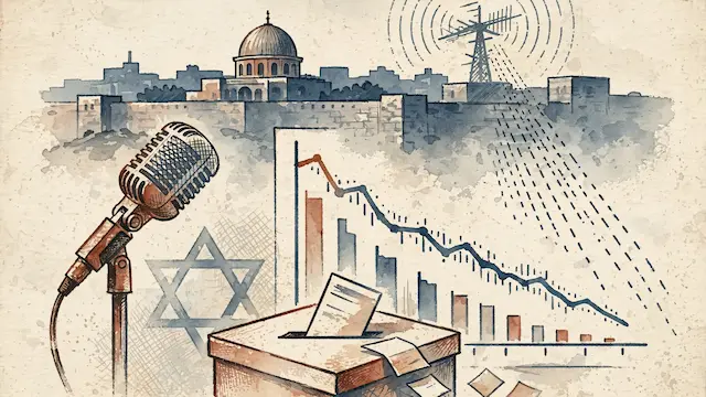 Netanyahu's Media Strategy Signals Poll Decline, Says Analyst