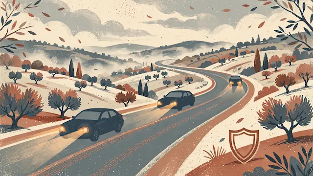Winter Driving Lights Mandatory on Israel's Highways Starting November 1