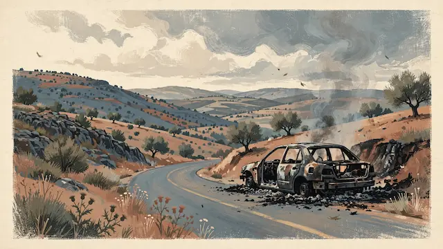Man Dies After Car Catches Fire on Golan Heights Road