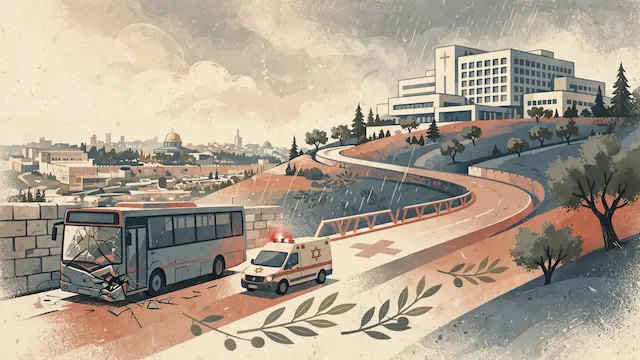 Woman Critically Injured After Being Hit by Bus in Jerusalem