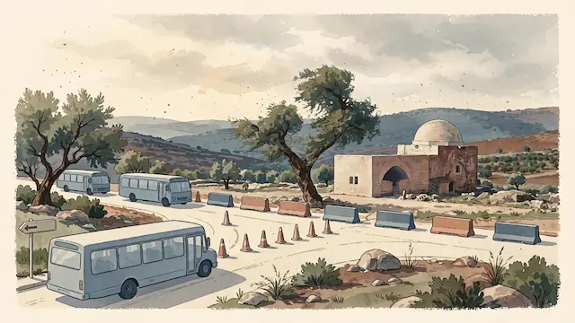 Traffic Restrictions Near Rachel's Tomb for Annual Commemoration