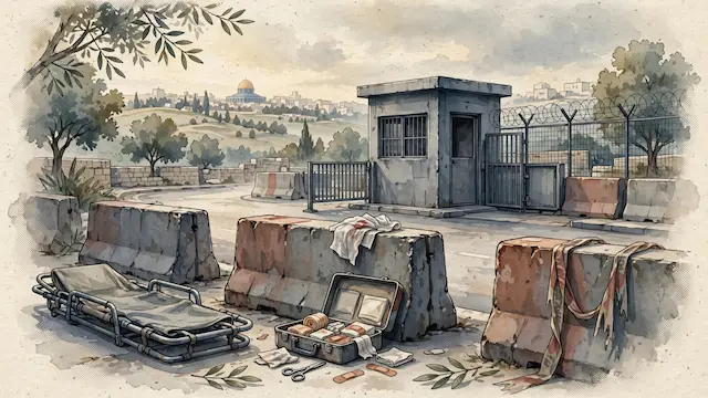 Man Critically Injured in Violence Near Jerusalem Checkpoint