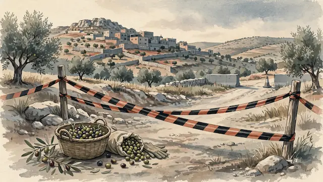 Two Foreign Olive Pickers Detained Near Hebron, Facing Deportation
