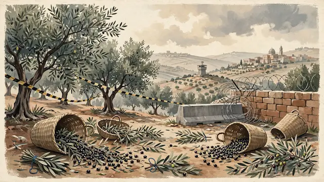 Israeli Forces Detain 80 Activists Assisting Palestinian Olive Harvest