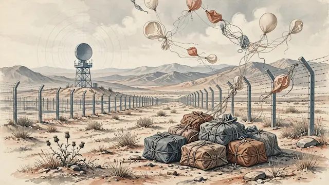 Smugglers Use Helium Balloons to Bypass Drone Defenses on Jordan Border