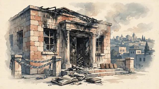 Jerusalem Police Arrest Teens for Library Arson
