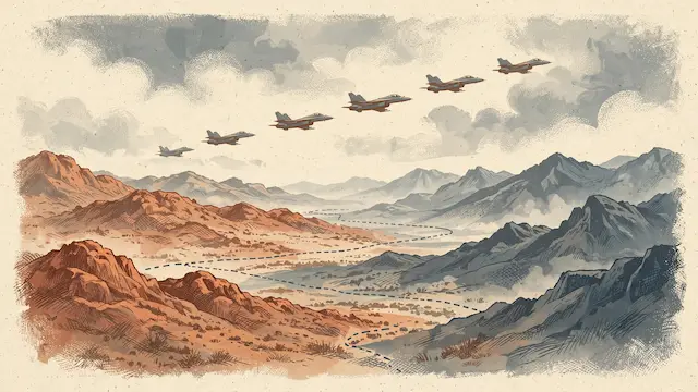 Israeli Jets Fly Near Iran Border in Show of Force Ahead of Election