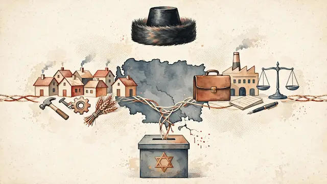 Top Lithuanian Rabbi Meets Businessmen to Shore Up Haredi Voting Bloc