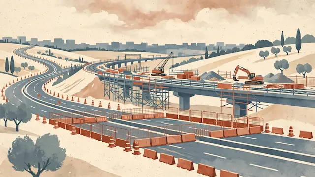 Major Weekend Road Disruptions Expected in Central Israel Due to Rail Works