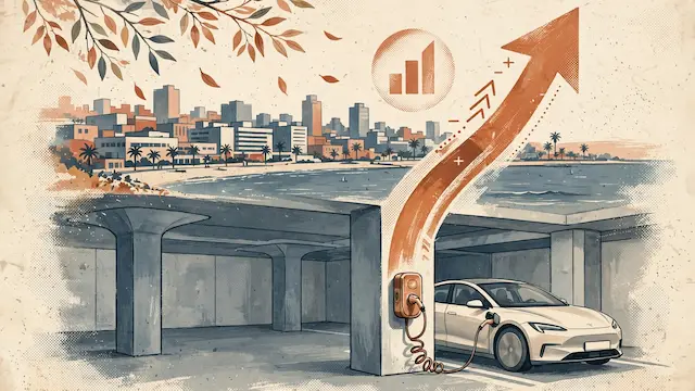 Tel Aviv Electric Car Charging Fees Jump Over 50% in City Garages