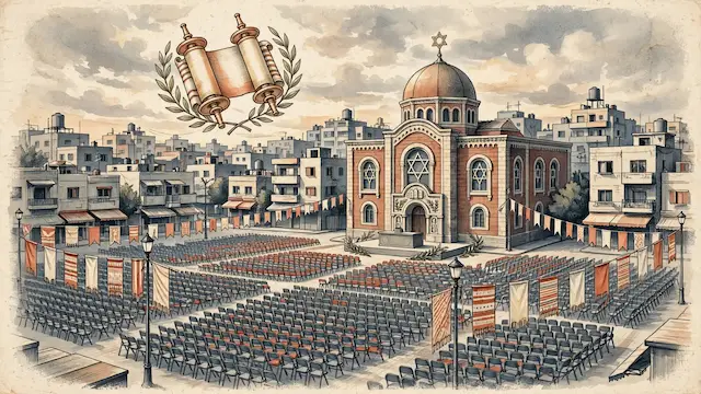 United Torah Judaism Holds Massive Rally Ahead of Elections