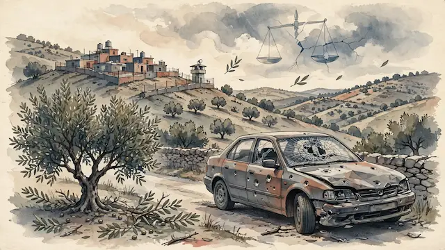 איש ביטחון מהגדה מואשם בירי על פלסטינית והפרעה לחקירה
