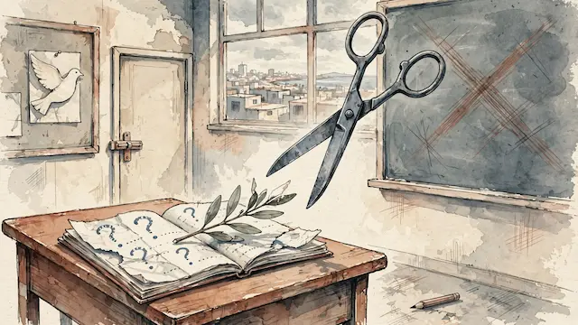 Gaza UNRWA Teacher Threatened with Scissors for Challenging Pro-Hamas Rhetoric