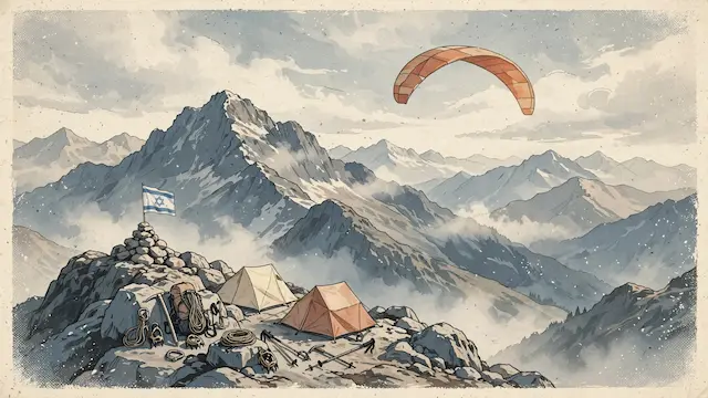 Israeli Adventurer Achieves High-Altitude Paragliding Dream in Alps