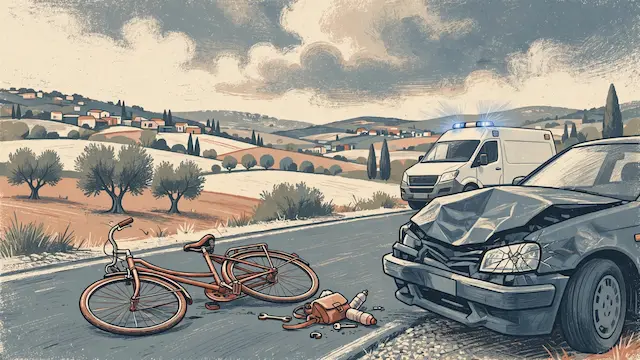 Cyclist Injured in Collision Near Even Yehuda