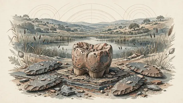 800,000-Year-Old Elephant Tooth Reveals Ancient Life in Israel's Hula Valley