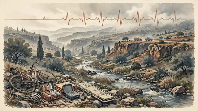 Golan Rescue Volunteers Save Cyclist Suffering Heart Attack