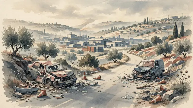 Four Injured in Two-Vehicle Crash Near Northern Industrial Zone