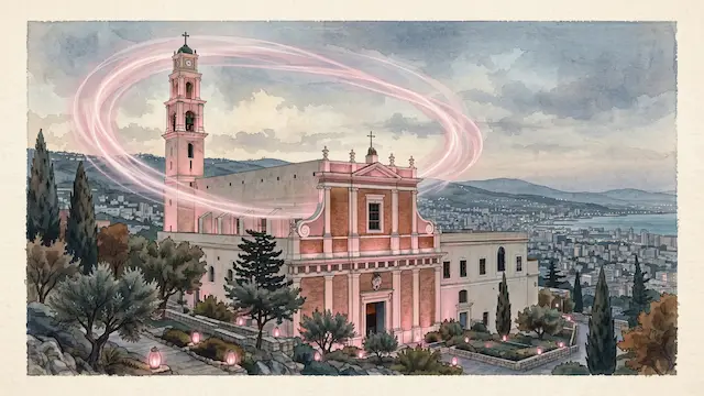 Rotary Club Stella Maris Illuminates Heart of Jesus Building in Haifa for Breast Cancer Awareness