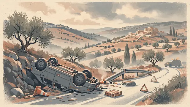 Two Dead After Car Overturns Near Beit She'an