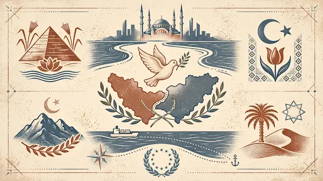 Egypt, Turkey, Pakistan, Saudi Arabia, Europe Call for Two-State Solution, Secure Navigation
