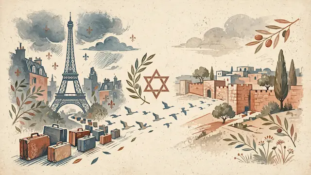 French Jewish Immigration to Israel May Surge Amid Election Fears