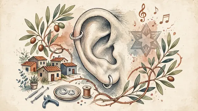Eyal Golan Gets New Ear Piercings, Praises Local Piercer