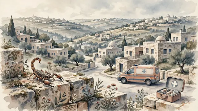 Woman, 69, Stung by Scorpion in Jerusalem Neighborhood, Stable