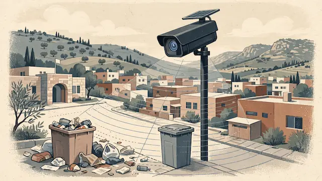 Migdal HaEmek Deploys Smart Cameras to Combat Littering
