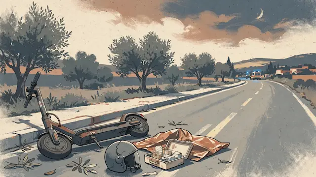 Teen Injured in Electric Scooter Accident Near Tayibe