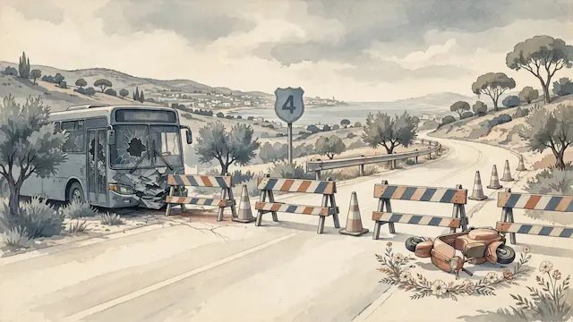Fatal Accident Blocks Route 4 Near Or Akiva
