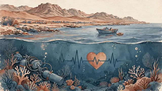 Diver Suffers Heart Attack 25 Meters Deep in Eilat, Treated at Yoseftal Hospital