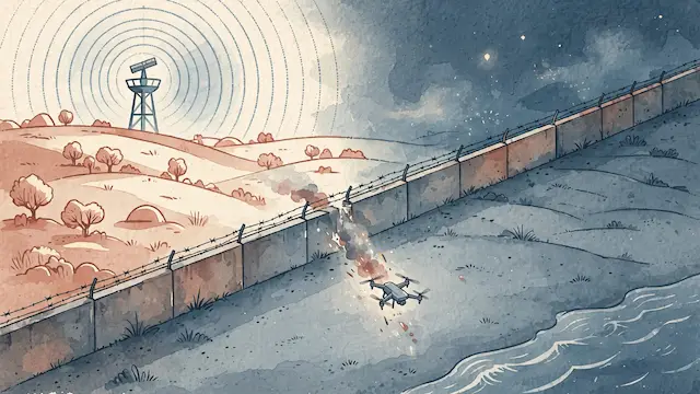 IDF Intercepts Smuggling Drone Near Gaza Border