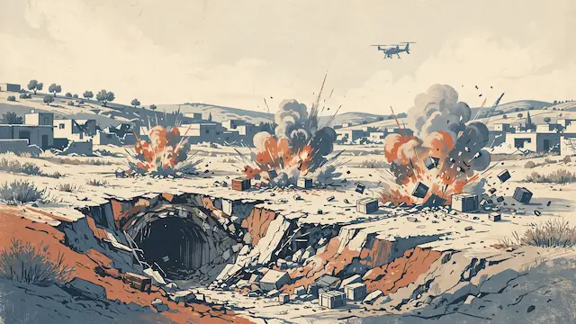 IDF Strikes Terrorists Emerging From Khan Younis Tunnel