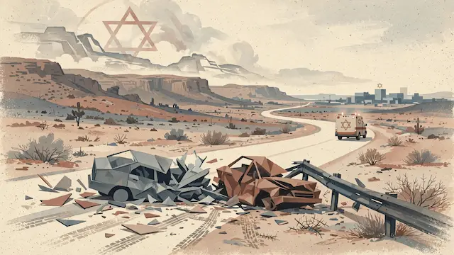 Teenager Critically Injured in Two-Vehicle Crash Near Dimona