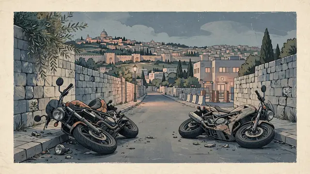 Two Motorcyclists Injured in Jerusalem Accident